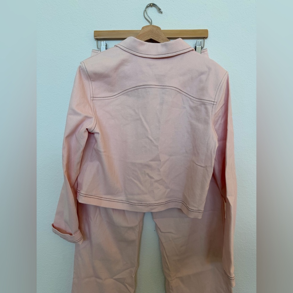 Ownley Denim Set in Dusty Pink Pink Cowgirl Outfit NWT Medium - Picture 7 of 10